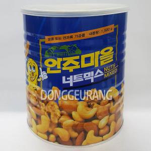 안주마을 너트믹스 1500g/땅콩/찹쌀/맛땅콩/아몬드/모듬/호두/넛츠믹스/마른안주/동그랑