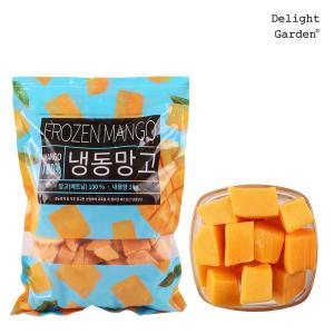 [딜라잇가든]냉동과일 망고 다이스드 1kg 3개 총 3kg