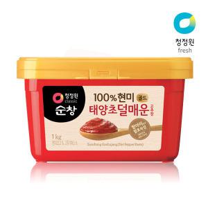 청정원 순창 태양초 현미 덜매운고추장 1kg