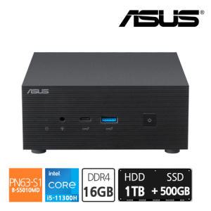 ASUS 미니PC PN63-S1-B-S5010MD i5 16GB HDD 1TB SSD500G