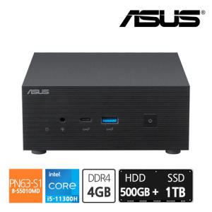 ASUS 미니PC PN63-S1-B-S5010MD i5 4GB HDD500G SSD1TB