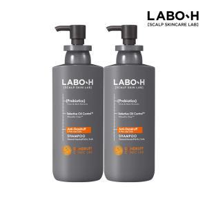 라보에이치 탈모증상완화 샴푸 댄드러프클리닉 지성트러블비듬 400ml*2입