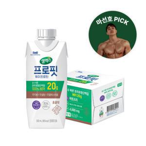 [쇼핑백증정]셀렉스 프로핏 초콜렛 단백질 음료 330ml*12팩