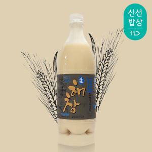 [품질보장] 해창막걸리 12도 900ml 프리미엄 고급 생 찹쌀 막걸리