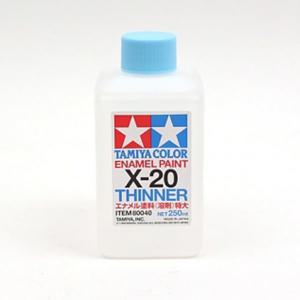 TAMIYA 타미야 에나멜 신너 250ml (대용량) 80040 [X-20]