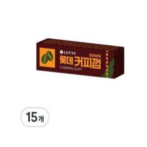 롯데제과 롯데 아라비카 커피껌 26g x 15개입