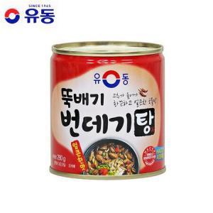 유동 뚝배기 번데기탕 얼큰한맛 280g, 24캔 /포장마차메뉴 혼술안주 아이간식 단백질 무료배송