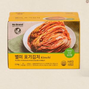 노브랜드 김치 별미 포기김치 국내산 신선 농산물 3.5KG 1개