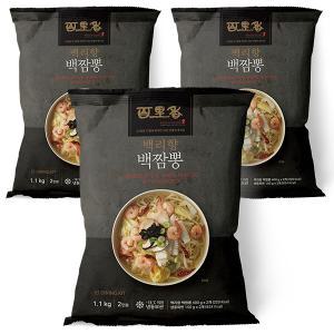 [소비기한 임박] 백리향 백짬뽕, 1100g, 3개