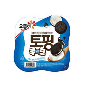 빙그레 요플레 토핑 쿠앤크 120g 12개