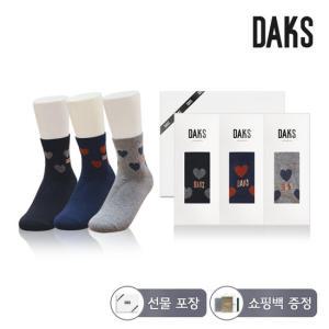 닥스양말 숙녀 단목 하트 3족세트 DK24443