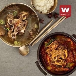 [외갓집] 진심 갈비탕 650g X 2팩+우거지 갈비탕 650g X 2팩