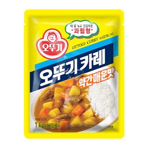 [기타]오뚜기카레 약간매운맛 1kg/ 2개 분말