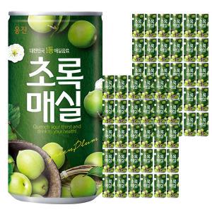 웅진 초록매실 음료수 180ml 60캔