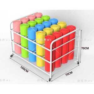 폼롤러 정리함 보관함 정리대 헬스매트 헬스장 철제