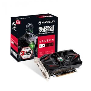 MAXSUN 라데온 RX 550 트랜스포머 D5 4GB