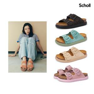 [삼성물산 공식] (SCHOLL) 코르크 청키솔 투스트랩 샌들 (F305851048/F305851002/F30585