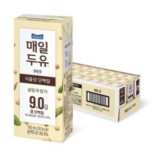 매일유업 우유 밀크 매일두유 99.9 190ml 48개