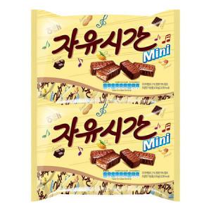 해태 미니 자유시간 초코바 630g 2개(10g 126개입)