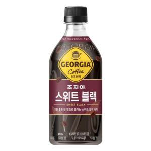 조지아 스위트 블랙 470ml x 24페트 커피음료 음료수