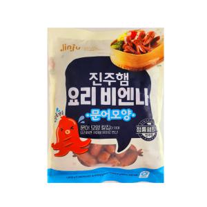 진주햄 요리비엔나 문어모양 1kg 냉동 칼집있어 간편조리 도시락 반찬 볶음 안주