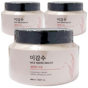 더페이스샵 미감수 브라이트 클렌징크림 400ml 3개