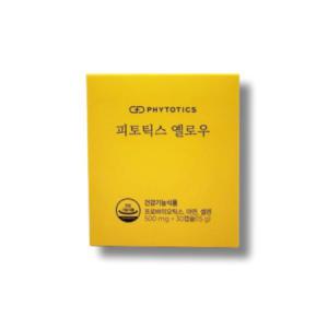 피토틱스 옐로우 500mg x 30캡슐 1박스 질유산균