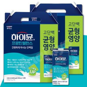 일동후디스 하이뮨 프로틴 밸런스 음료 190ml 32팩 하이문 마시는 단백질음료