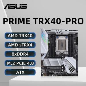 ASUS 프라임 TRX40-Pro 마더보드  sTRX4 소켓   3960X CPU DDR4 4666MHz RAM 메모리  NVME M.2 SATA PCIe 4