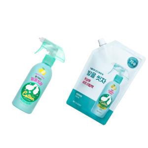 온더바디 코튼풋 발을씻자 풋샴푸 레몬 385ml 2개+리필 500ml 2개