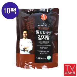 (최신제조) 에드워드권 감자탕 1kg_10팩