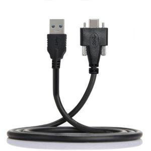 USB 3.1 C 케이블 -C 이중 나사 고정 표준 USB3.0 데이터 1.2m 2m 3m 패널 장착