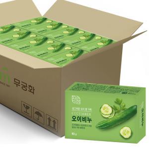 [무궁화] 자연미인 오이비누 90g x 48개 (1BOX)