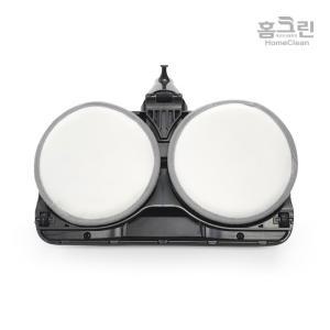 홈크린 물걸레청소기 신형 부착패드 lg코드제로 호환(145mm~160mm호환 2ea)