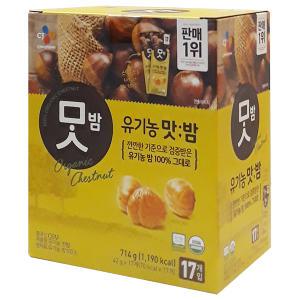 CJ 유기농 맛밤 42gx17개/영양간식