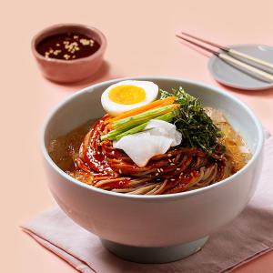 *팩당 1,990원꼴/매콤새콤 비빔막국수 200g(메밀면150g+비빔장50g) X7팩