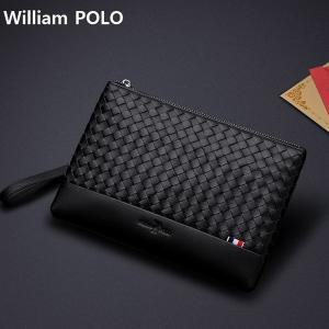 WilliamPOLO() 남성 클러치백 손가방 남자 맨스백소가죽 192125