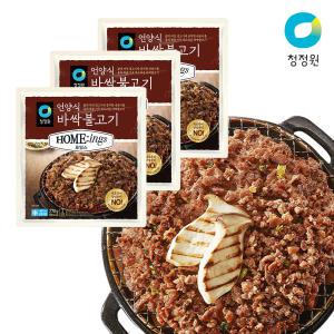 청정원 호밍스 언양식 바싹불고기 270g x 3개