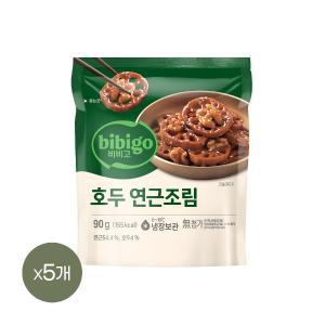 비비고 호두연근조림 90g x5개