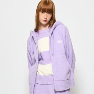 UNISEX 라운지 후드 집업 [LAVENDER] / SBC3U53002