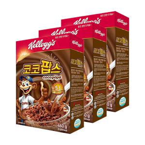 켈로그 코코팝스, 460g, 3개