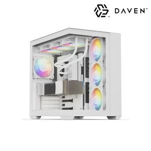 DAVEN AQUARIUM 미들타워 PC케이스 (화이트)