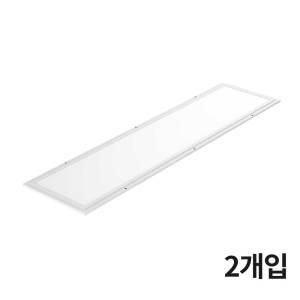 장수램프 LED 매입 평판등 M바 1280x320 50W 2개 엣지등 사무실조명