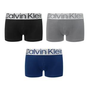 [Calvin Klein]캘빈클라인 CK 리컨시더드 스틸 마이크로 3팩 로우라이즈 트렁크 남성 팬티 NB3074-139