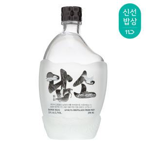 [품질보장] 회곡양조 담소 23도 375ml 순수전분층 13분 도정 소주