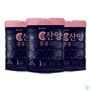 아이배냇 컨피던트 아기 순산양분유 1단계 800g X3캔_MC