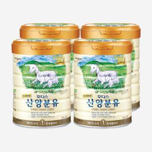 일동후디스 프리미엄 산양분유 1단계 800g 4개