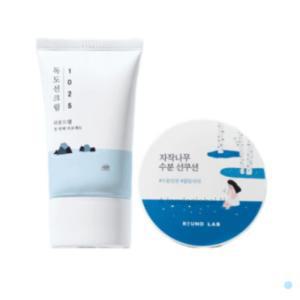 라운드랩 독도 선크림 50ml + 수분 선쿠션 선팩트 2종