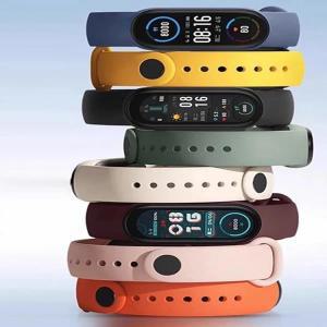 가성비 스마트워치  샤오미 미 밴드 9 8 7 6 5 실리콘 팔찌 목 스트랩 MiBand 3 4 band5 band6 스마트워치