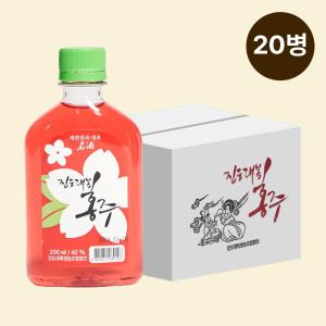 [1BOX] 진도홍주 대복 40도 200ml 24호 X 20병 포켓술 지초주 대량구매 단체구매